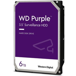 Disco Duro Western Digital Purple WD62PURZ - 3.5" Interno - 6 TB - SATA (SATA/600) - Grabación magn&eacute;tica convencional (CMR) Method