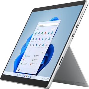 Microsoft Surface Pro 8 4G LTE Core™ i5-1145G7 128GB SSD 8GB 13" (2880x1920) TOUCHSCREEN 120Hz WIN10 Pro 2 Cameras PLATINUM SILVER