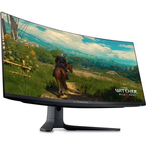 Dell Alienware AW3423DWF 34" QD-OLED Curved Monitor 34.18" WQHD (3440x1440) 165Hz 0.1ms (GtG)1800R 1000 cd/m2 AMD FreeSync Premium Pro HDR400 1xHDMI 2.0 2xDP 1.4 5xUSB 3.2 C100~240V, 50/60Hz 21:9 Adjustable Stand DARK SIDE OF THE MOON