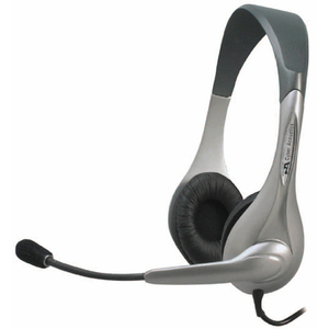 Auriculares Cyber Acoustics AC-201 Cableado De Diadema Est&eacute;reo - Plata