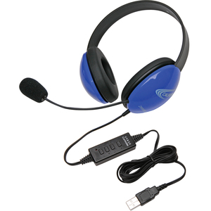 Auriculares Califone Listening First 2800BL-USB Cableado De Diadema Est&eacute;reo - Azul