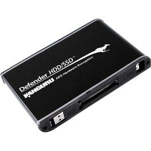 Kanguru Defender SSD, Hardware Encrypted, Secure External Solid State Drive - 256GB | Super Fast USB 3.0