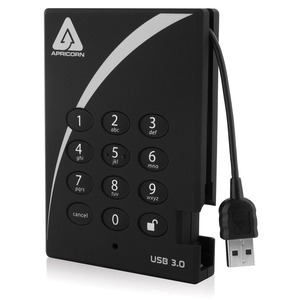 Disco Duro Pórtatil Apricorn Aegis Padlock - Externo - 2 TB