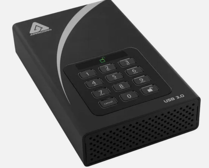 Disco Duro Apricorn Aegis Padlock ADT-3PL256-2000 - 3.5" Externo - 2 TB