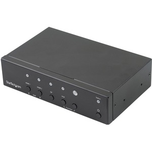 Caja de conmutación audio/v&iacute;deo StarTech.com - Cable - Conforme con normas TAA