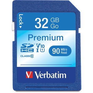 SDHC Verbatim Premium - 32 GB - Class 10/UHS-I (U1) - 1 Paquete(s) - Conforme con normas TAA