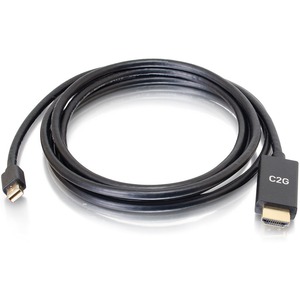 C2G 6ft 4K Mini DisplayPort to HDMI Cable - Black - M/M