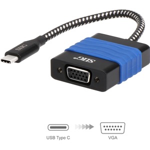 SIIG USB Type-C to VGA Video Cable Adapter