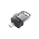 Memoria USB SanDisk Ultra Dual Drive M3.0, 32GB, USB 3.0, Gris