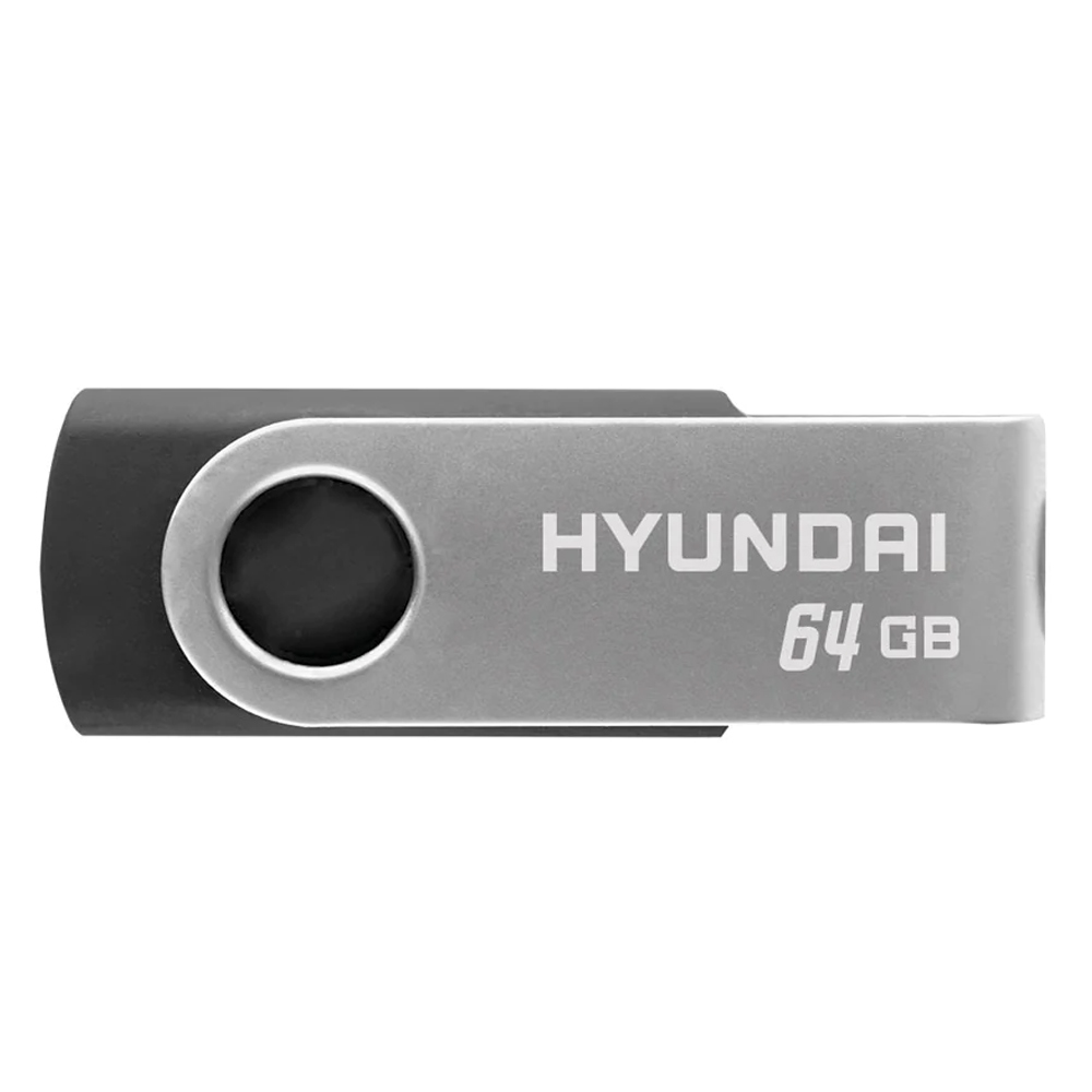 Unidad flash Hyundai - 64 GB - USB 2.0 - Plata