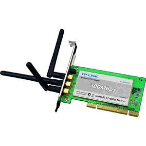TP-LINK TL-WN951N Wireless N300 Advanced PCI Adapter, 2.4GHz 300Mbps, Include Low-profile Bracket