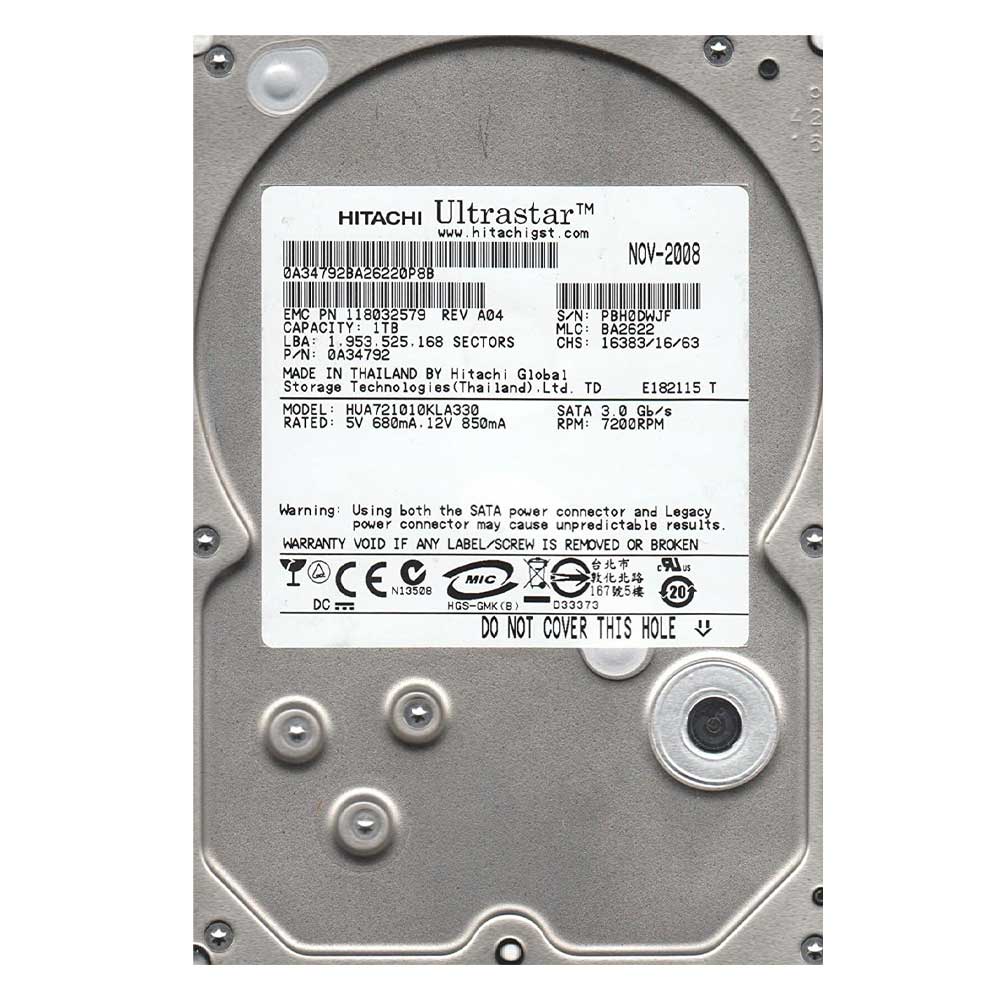 HITACHI 1TB PULLS 3.5  