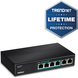 Conmutador Ethernet TRENDnet  TPE-S50 6 - Fast Ethernet - 100Base-TX - Conforme con normas TAA