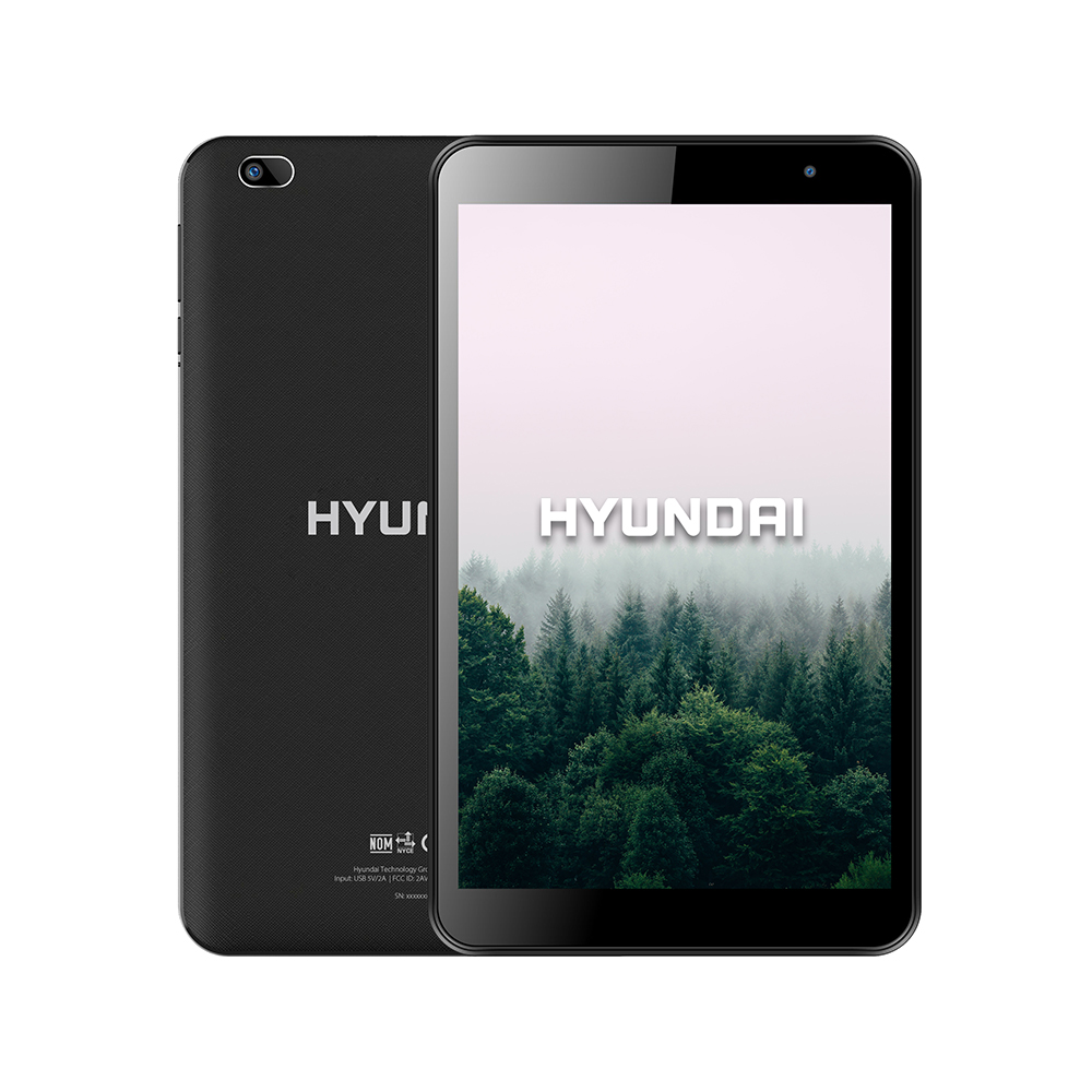 Tableta Hyundai HyTab Plus 8WB1 - 8" HD - Cuatro Núcleos (4 Core) - 64 GB Almacenamiento - Negro