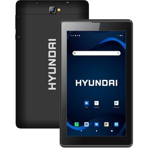 Hyundai HyTab 7GB1, 7" Tablet, 1024x600 IPS, Android 10 GO edition, Quad-Core Processor, 1GB RAM, 16GB Storage, 2MP/2MP, 3G - Black