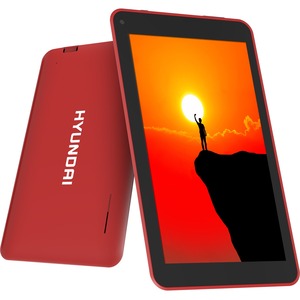 Tableta Hyundai Koral 7W2 HT0702W08 - 7" - Cuatro Núcleos (4 Core) - 1 GB RAM - 8 GB Almacenamiento - Android 7.0 Nougat - Rojo