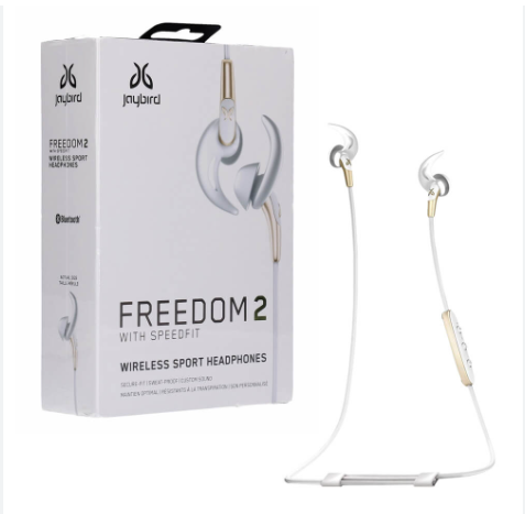 Auricular JayBird Freedom 2 Inalámbrico Intrauricular, Diadema para Cuello Est&eacute;reo - Dorado