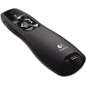 Puntero para presentaciones Logitech R400 - Radiofrecuencia - USB - Láser - Negro - 1 Paquete(s)