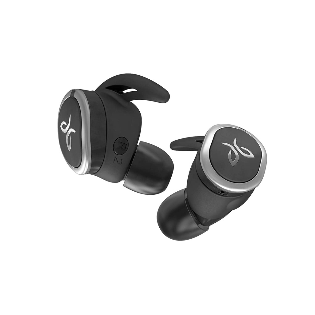 REFURBISHED-Jaybird RUN True Wireless Headphones for Running, Secure Fit, Sweat-Proof and Water Resistant, Custom Sound, 12 Hours In Your Pocket, Music + Calls (Jet)