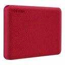 Disco Duro Pórtatil Toshiba Canvio Advance HDTCA40XR3CA - Externo - 4 TB - Rojo