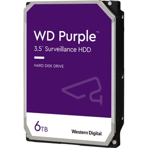 Disco Duro para Videovigilancia Western Digital WD Purple 3.5'', 6TB, SATA III, 6 Gbit/s, 64MB Cache REACONDICIONADO