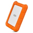 Disco Duro Externo LaCie Rugged USB C 2.5'', 2TB, USB C 3.0, Naranja/Plata, A Prueba de Agua, Polvo y Golpes - para Mac/PC CAJA ABIERTA