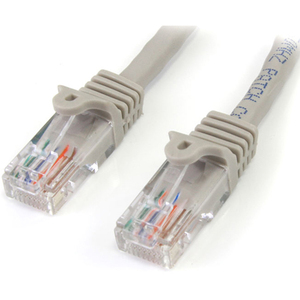 Cable Patch Cat5e UTP sin Enganches RJ-45 Macho - RJ-45 Macho 2.13 Metros Gris