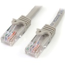 StarTech.com 7 ft Gray Snagless Cat5e UTP Patch Cable