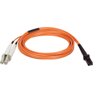 Tripp Lite Cable Fibra Óptica OFNR MT-RJ Macho - 2x LC Macho, 1 Metro, Naranja