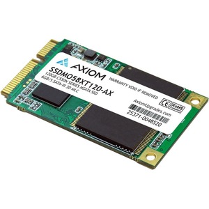 Unidad de estado sólido Axiom C550n - mSATA (MO-300) Interno - 120 GB - SATA (SATA/600) - Conforme con normas TAA