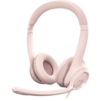 Logitech H390 Noise Cancelling Headset Rose