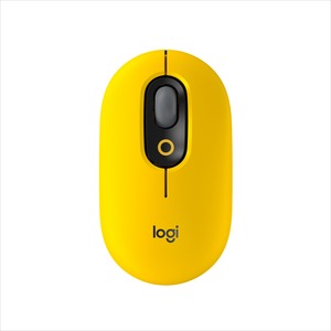 Logitech POP Silent Wireless mouse Optical BT Yellow w/Emoji