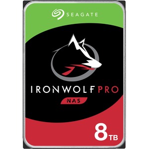 Seagate IronWolf Pro 8TB NAS Internal Hard Drive HDD – 3.5 Inch SATA 6Gb/s 7200 RPM 256MB Cache for RAID Network Attached Storage, Data Recovery Service – Frustration Free Packaging (ST8000NE001)