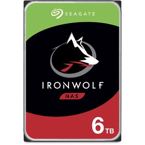 Seagate IronWolf ST6000VN0033 6 TB Hard Drive - 3.5" Internal - SATA (SATA/600) - Conventional Magnetic Recording (CMR) Method