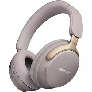 Bose QuietComfort Ultra Wireless Noise Cancelling Over-the-Ear Headphones SANDSTONE : Bluetooth, Noise Cancelling (Active), Up to 24 Hrs Battery Life, Carrying Case